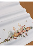 Дорожка декоративная Свечи хлопок белый Дорожка декоративная Свечи хлопок белый