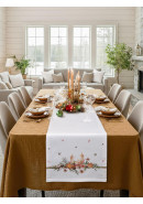 Дорожка декоративная Свечи хлопок белый Дорожка декоративная Свечи хлопок белый