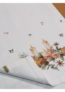 Дорожка декоративная Свечи хлопок белый Дорожка декоративная Свечи хлопок белый