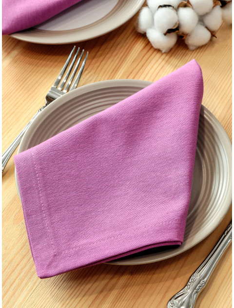 Набор салфеток из цветной ткани duck фиолетовый