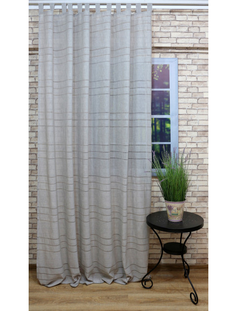 Штора "Анри" серый