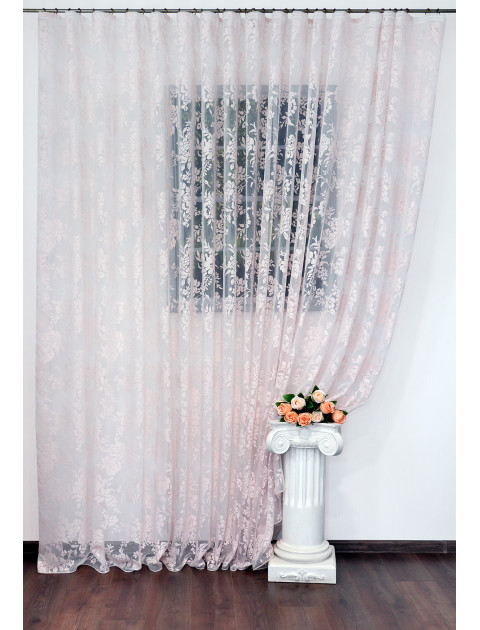 Тюль Devore Premium премиум 1696 v pudra, розовый