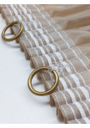 Тюль креп LT1011v8 кофейный Тюль креп LT1011v8 кофейный