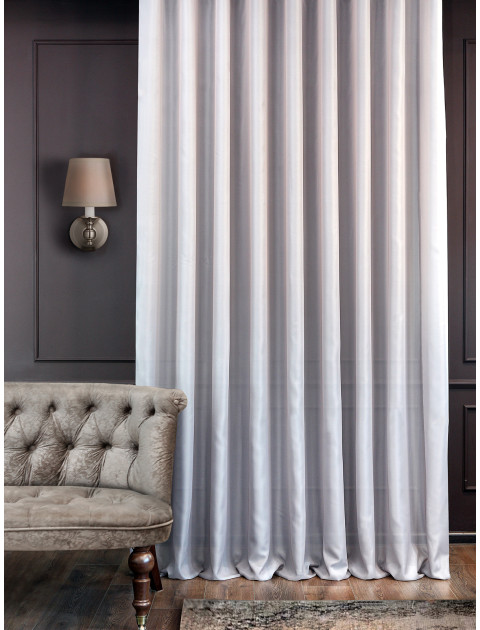 Тюль креп LT1011v12 темно-серый коричневатый