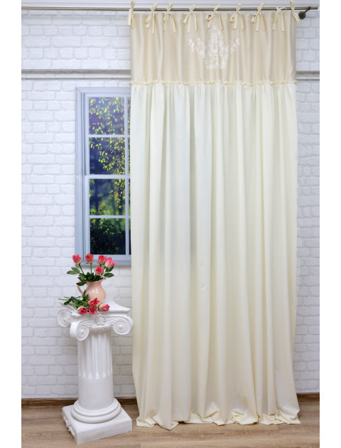 Тюль "Ампир" 2133, сливочный