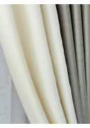 Комплект штор Darama комбинированные 3440z молочный серый