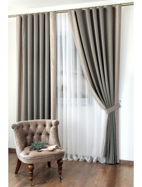 Комплект штор Луара 14022v7146 серый