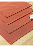 Набор салфеток из цветной ткани duck кирпичный