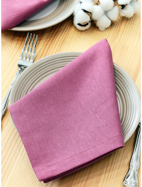 Набор салфеток из цветной ткани duck пурпурный