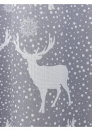 Комплект штор Снегопад габардин светло-серый