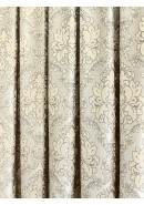 Комплект жаккардовых штор Вивальди 8877v830 с подхватами золотисто-бежевый