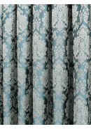 Комплект жаккардовых штор Вивальди 8877v836 с подхватами серо-бирюзовый