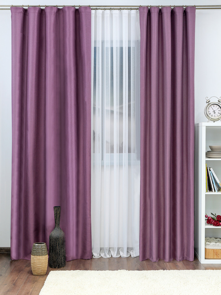 Комплект штор Assorti misket DRS 44291v16 сиреневый Комплект штор Assorti misket DRS 44291v16 сиреневый