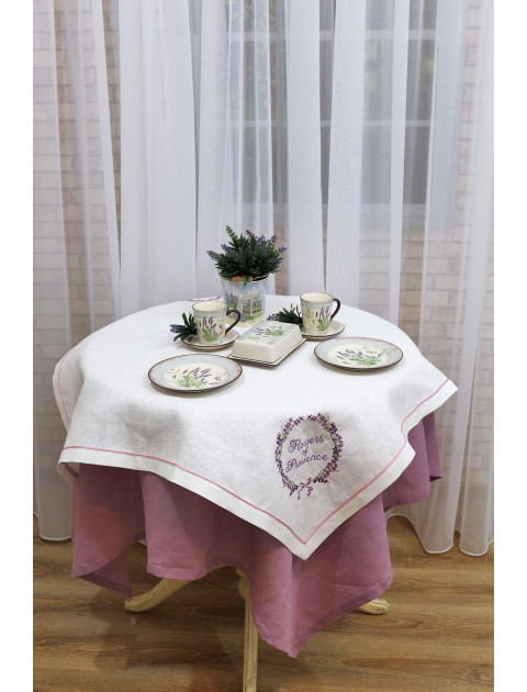 Наскатертник "Flowers of provance", 58528 белый Наскатертник "Flowers of provance", 58528 белый