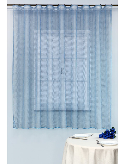 Тюль сетка Nova baklavav5002 голубой