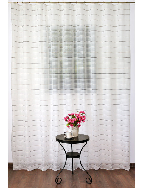 Тюль "Дарама", светло-молочный,бежевый, коричневый