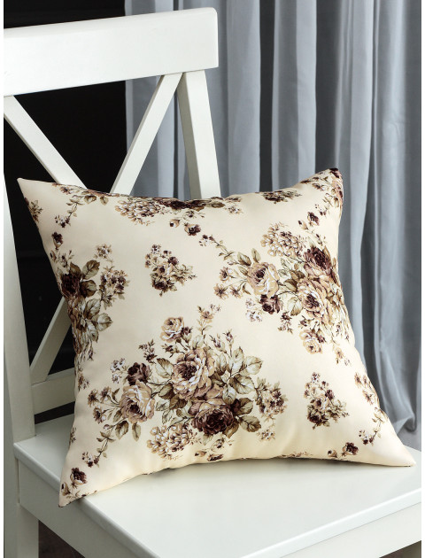 Наволочка с рисунком Dim Out сливочный коричневый