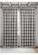 Комплект жаккардовых штор Вивальди 630071v2502 темно-серый