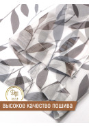 Комплект из двух тюлей Ивушка коричневый серый Комплект из двух тюлей Ивушка коричневый серый