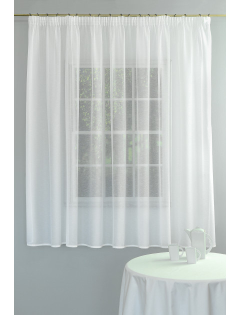 Тюль Энни kemerv1 с кружевом белый