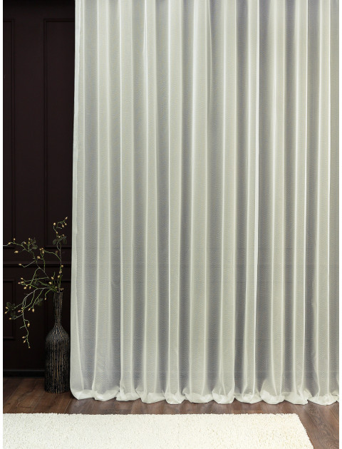 Тюль 1009v02 молочный