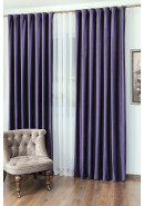 Комплект штор из бархата 510v6 фиолетовый