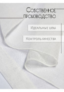 Тюль под лен DRS32001v1А белый
