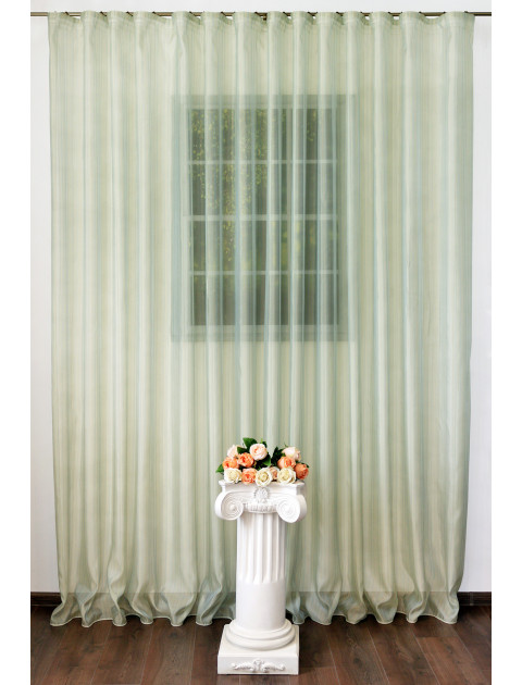 Тюль "Ламелла" желто-зеленый