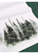 Дорожка декоративная Лес хлопок белый Дорожка декоративная Лес хлопок белый