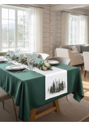 Дорожка декоративная Лес хлопок белый Дорожка декоративная Лес хлопок белый