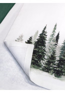 Дорожка декоративная Лес хлопок белый Дорожка декоративная Лес хлопок белый