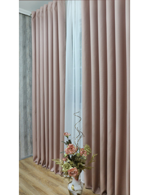 Штора "Соты" розовый 1 шт