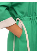 Платье Вишня яркий зеленый