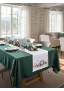 Дорожка декоративная Часы хлопок белый