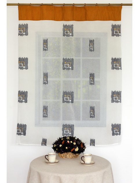 Тюль "Вера.Жаккард", бежевый