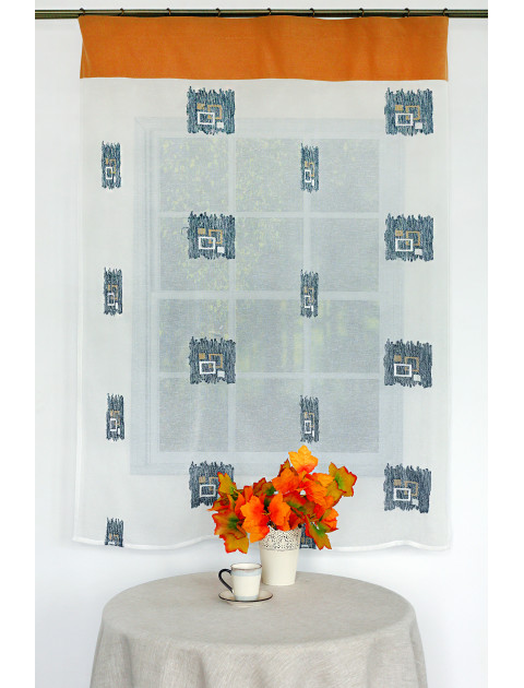 Тюль "Вера.Жаккард", желто-бежевый