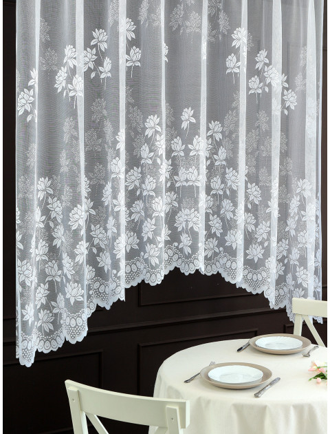 Тюль арка сетка жаккард 107012v1 белый