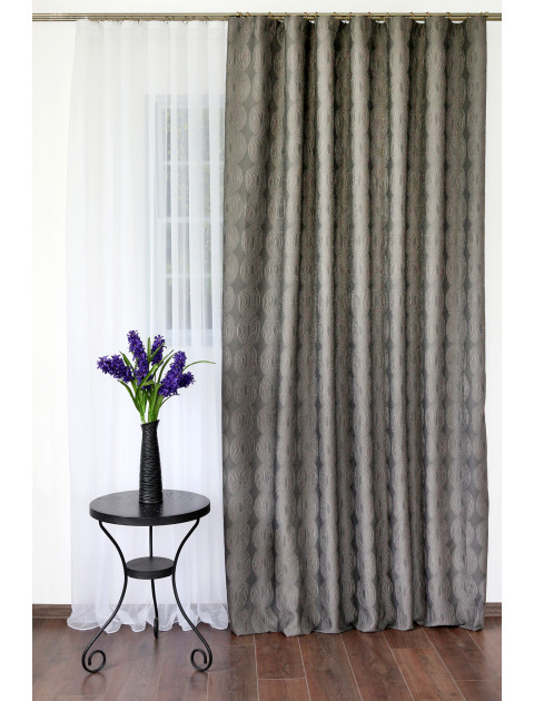 Штора "Дарама" 55603, серый