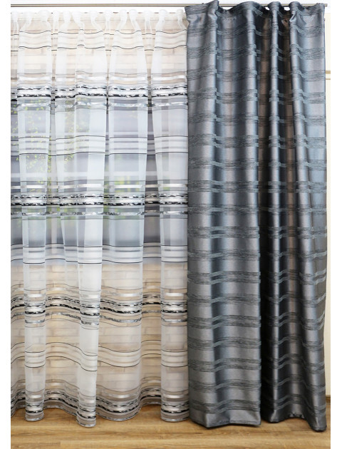 Штора "Дарама" 3437v101, темно-серый