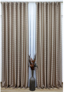 Комплект штор "Ромбы" 1968_2 коричневый