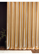 Тюль Микровуаль v22886 оранжево-персиковый