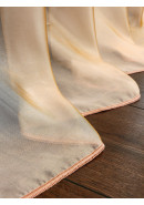 Тюль Микровуаль v22886 оранжево-персиковый