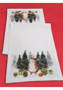 Дорожка декоративная Ежик хлопок белый Дорожка декоративная Ежик хлопок белый