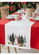 Дорожка декоративная Ежик хлопок белый Дорожка декоративная Ежик хлопок белый