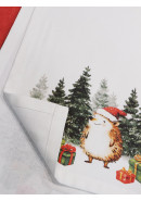 Дорожка декоративная Ежик хлопок белый Дорожка декоративная Ежик хлопок белый