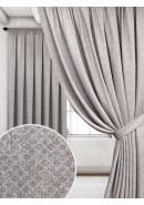 Комплект жаккардовых штор Вивальди 22548v8 серый Комплект жаккардовых штор Вивальди 22548v8 серый