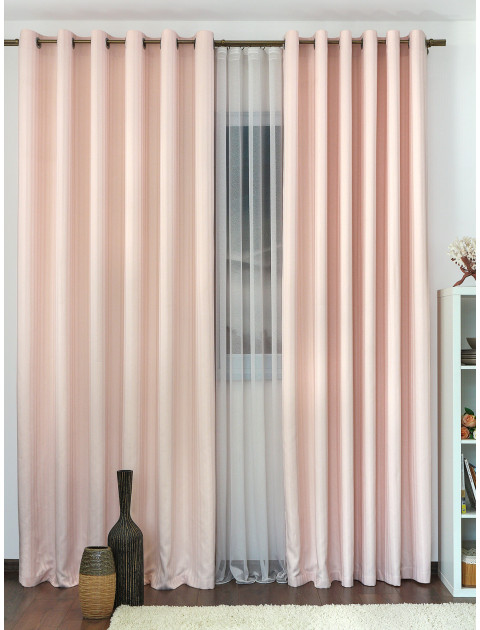 Комплект штор Миссури 64290v37 на люверсах светло-розовый