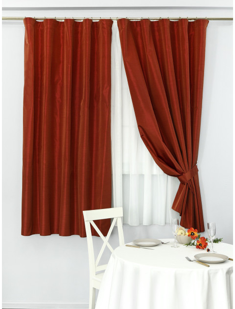 Шторы Oreon Larav4 кирпичный