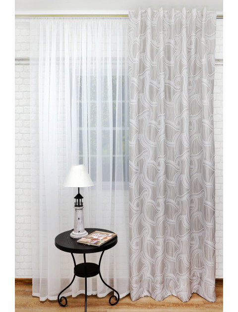 Штора "Дарама" серый