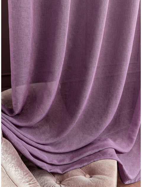 Тюль под лен Dolly 3364v001 сиреневый